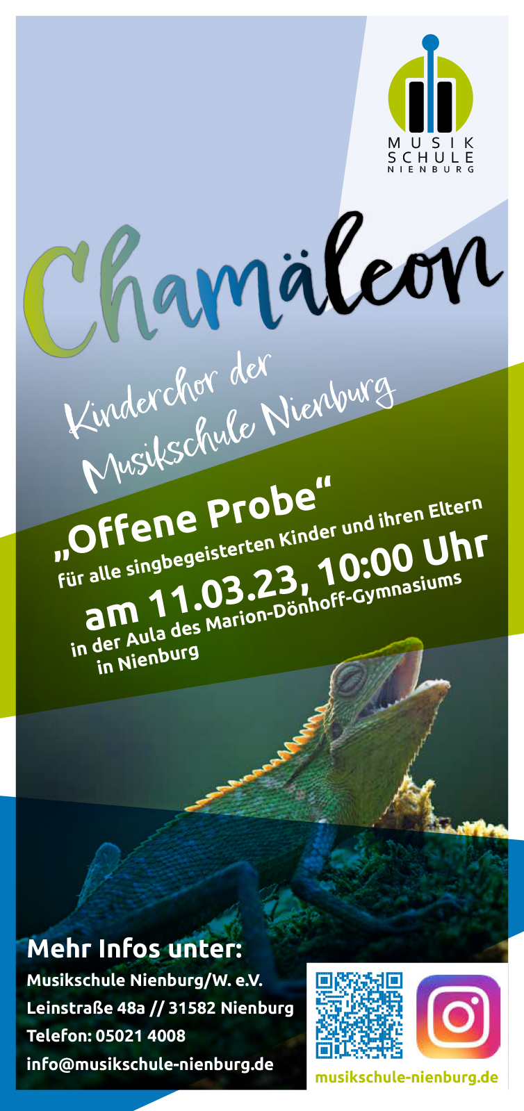 Flyer: Musikschule Nienburg